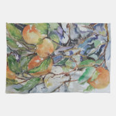 Sinaasappels in de boom. theedoek (Horizontaal)