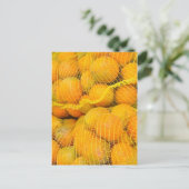Sinaasappels in het Netto Briefkaart van Markering (Staand voorkant)
