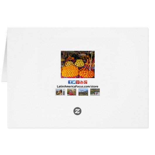 Sinaasappels in het Wenskaart van de boerenmarkt (Achterkant Horizontaal)