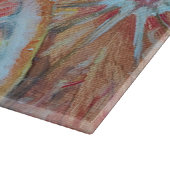 Sinaasappels in plakjes snijplank (Hoek)