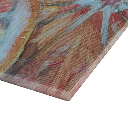 Sinaasappels in plakjes snijplank (Hoek)