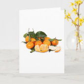 Sinaasappels Kaart (Gele Bloem)