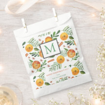Sinaasappels & Kaneel Prettig Kerstmis Monogram