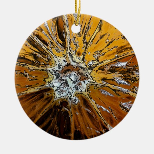 SINAASAPPELS KERAMISCH ORNAMENT (Voorkant)