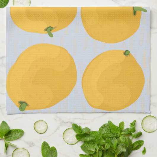 Sinaasappels Keukenhanddoek (Gevouwen)
