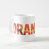 Sinaasappels Koffiemok (Voorkant links)