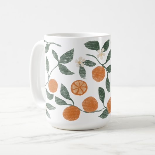 Sinaasappels KoffieMok (Voorkant links)