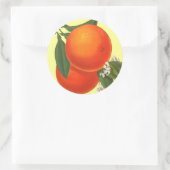 Sinaasappels  Krat Art Sticker (Tas)