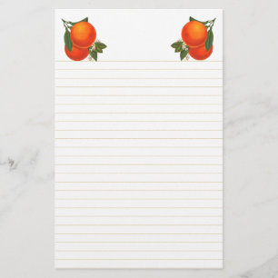 Sinaasappels krat kunst briefpapier bekleed