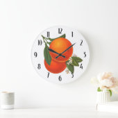 Sinaasappels  kratten Kunst Keukenklok Grote Klok (Huis)