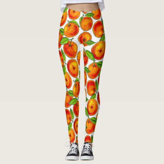 Sinaasappels Leggings (Voorkant)