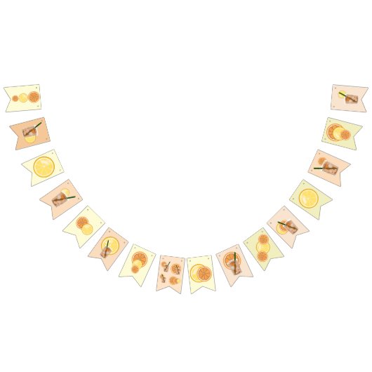 Sinaasappels Lemons Cocktails Juices Party Vlaggetjes (Alle)