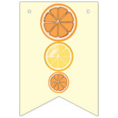 Sinaasappels Lemons Cocktails Juices Party Vlaggetjes (Eerste vlag)