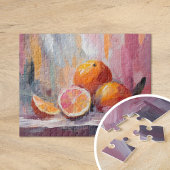 Sinaasappels leven nog steeds moderne impressionis legpuzzel