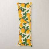 Sinaasappels Lichaamskussen (Voorkant Verticaal)