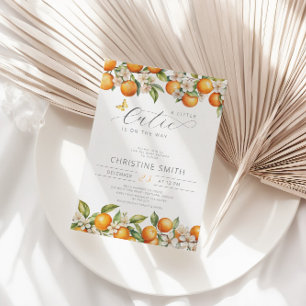 Sinaasappels Little Cutie is op weg naar Baby show Kaart