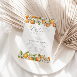 Sinaasappels Little Cutie is op weg naar Baby show Kaart