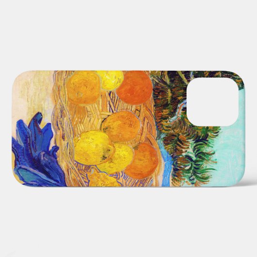 Sinaasappels met blauwe handschoenen, Van Gogh Case-Mate iPhone Case (Achterkant (horizontaal))
