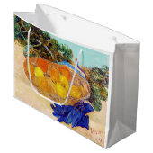 Sinaasappels met blauwe handschoenen, Van Gogh Groot Cadeauzakje (Voorkant Gekanteld)