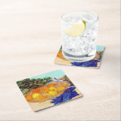 Sinaasappels met blauwe handschoenen, Van Gogh Kartonnen Onderzetters (Insitu)