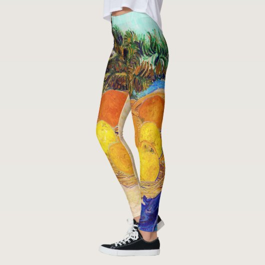 Sinaasappels met blauwe handschoenen, Van Gogh Leggings (Links)
