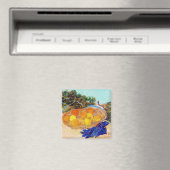 Sinaasappels met blauwe handschoenen, Van Gogh Magneet (Insitu (Vaatwasser))