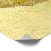 Sinaasappels met blauwe handschoenen van Van Gogh Poster (Hoek)