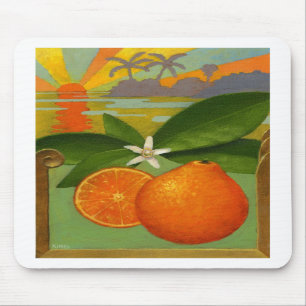 Sinaasappels mousepad muismat