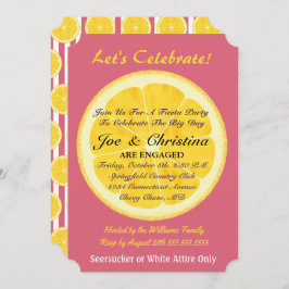 Sinaasappels & Nantucket Red Fiesta Cocktail Party Kaart