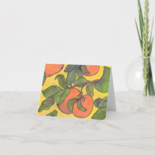 Sinaasappels Notecard Kaart