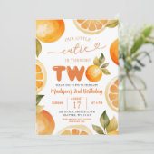 Sinaasappels onze kleine cutie draaien twee 2e ver kaart (Staand voorkant)