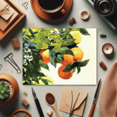 Sinaasappels op een Branch Winslow Homer Fine Art  Briefkaart