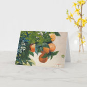 Sinaasappels op een tak | Winslow Homer Kaart (Gele Bloem)