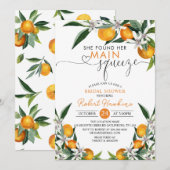 Sinaasappels op het voorste plein en Vrijgezellenf Kaart (Voorkant / Achterkant)