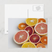 Sinaasappels op tafel knippen briefkaart (Voorkant / Achterkant)