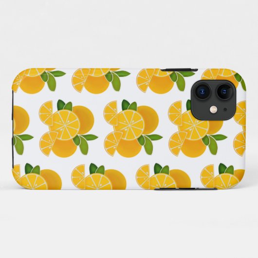 Sinaasappels, oranje plakken, citrusvruchten Case-Mate iPhone case (Achterkant (horizontaal))