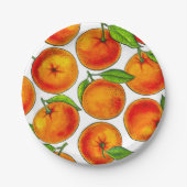 Sinaasappels Papieren Bordje (Voorkant)