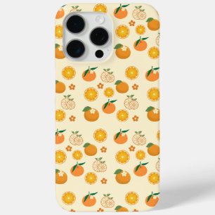 Sinaasappels Patroon iPhone 15 Pro Max Hoesje