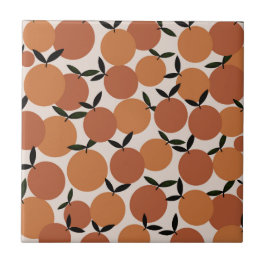Sinaasappels Patroon III Tegeltje