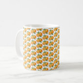 Sinaasappels Patroon Koffiemok (Voorkant links)