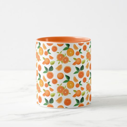 Sinaasappels patroon mok (Midden)