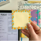 Sinaasappels patroon Postit Opmerkingen 7,6 x 7,6  Post-it® Notes
