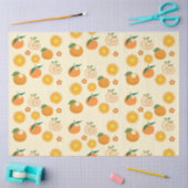 Sinaasappels Patroon Tissuepapier (Craft)