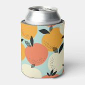 Sinaasappels Pattern: Levendig naadloos ontwerp. Blikjeskoeler (Blikje Voorkant)