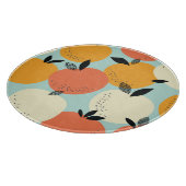 Sinaasappels Pattern: Levendig naadloos ontwerp. Snijplank (Hoek)