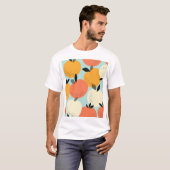 Sinaasappels Pattern: Levendig naadloos ontwerp. T-shirt (Voorkant volledig)