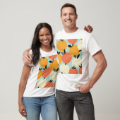 Sinaasappels Pattern: Levendig naadloos ontwerp. T-shirt (Unisex)