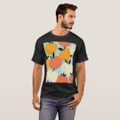 Sinaasappels Pattern: Levendig naadloos ontwerp. T-shirt (Voorkant volledig)