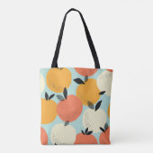 Sinaasappels Pattern: Levendig naadloos ontwerp. Tote Bag (Achterkant)