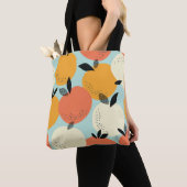 Sinaasappels Pattern: Levendig naadloos ontwerp. Tote Bag (Dichtbij)